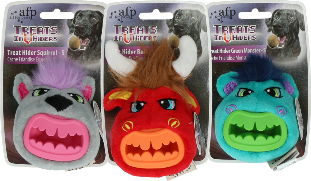 AFP Treats In "V" Hiders - Treat Hider Small Groen Monster