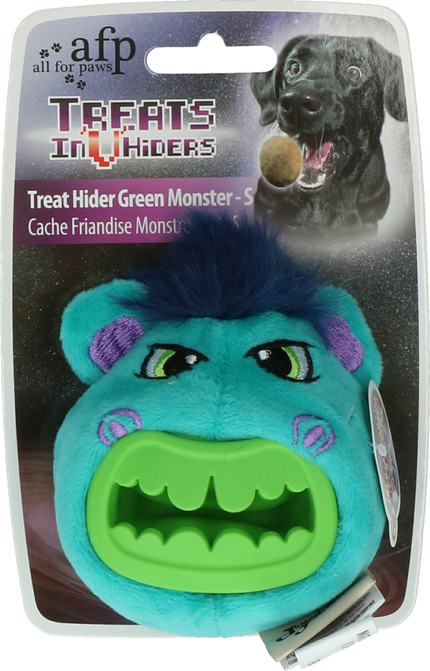 
  AFP Treats In "V" Hiders - Treat Hider Small Groen Monster - artikelnummer AFPH05912
