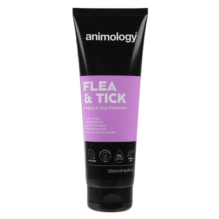 
  Animology Flea & Tick Dog Shampoo 250 ml - artikelnummer ANIM5012
