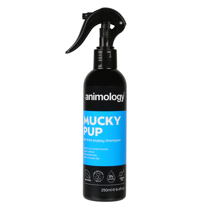 
  Animology Mucky Pup No Rinse Puppy Shampoo 250 ml - artikelnummer ANIM5051
