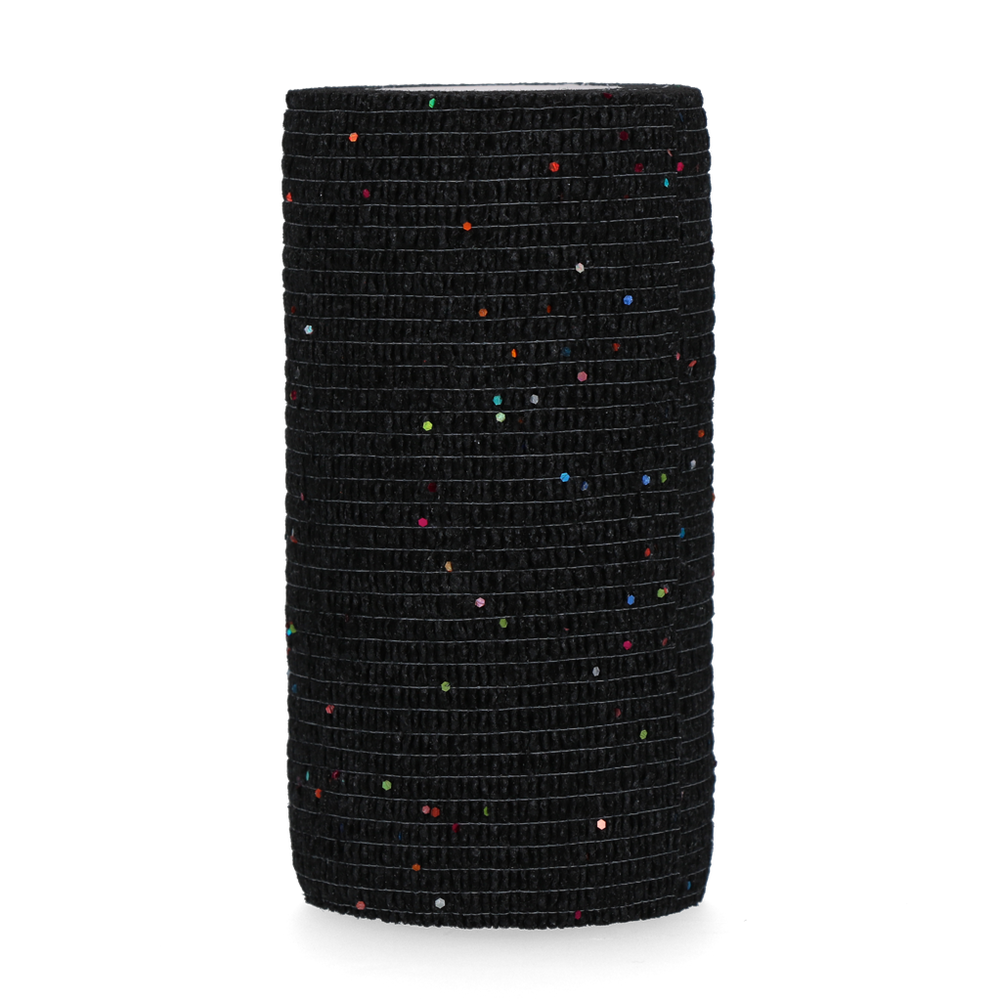 Excellent Animal Glitter Bandage Profi 10 cm - Zwart