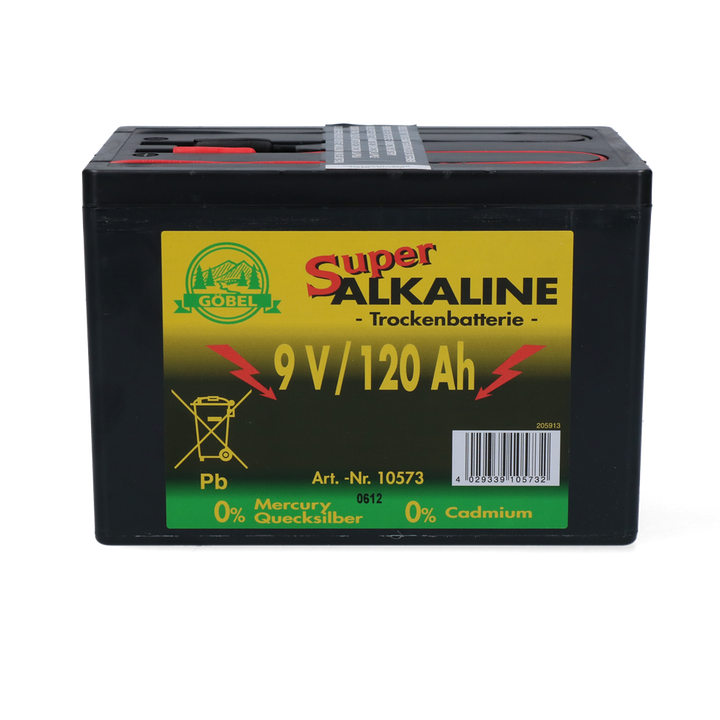 
  Durobat 9V Batterij 120Ah (114x166x122 mm) - artikelnummer BATT0060
