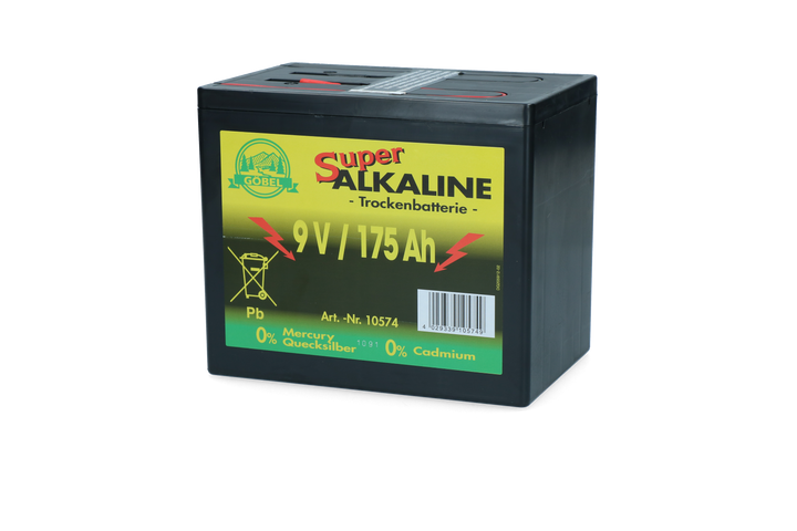 
  Durobat 9V Batterij 175Ah (160x190x130 mm) - artikelnummer BATT0065

