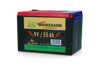 Batterij EG super 9V / 55Ah (H11,5 x L16,5 x B11,2 cm) 55 Ah