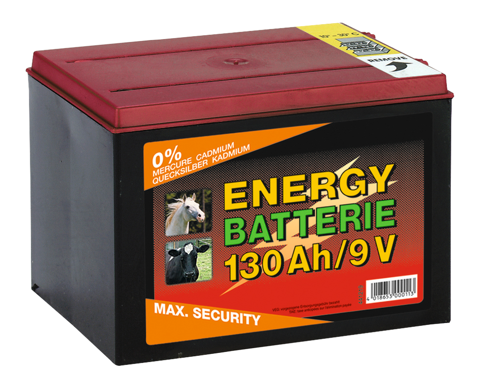 Batterij EG super 9V / 55Ah (H11,5 x L16,5 x B11,2 cm) 130 Ah