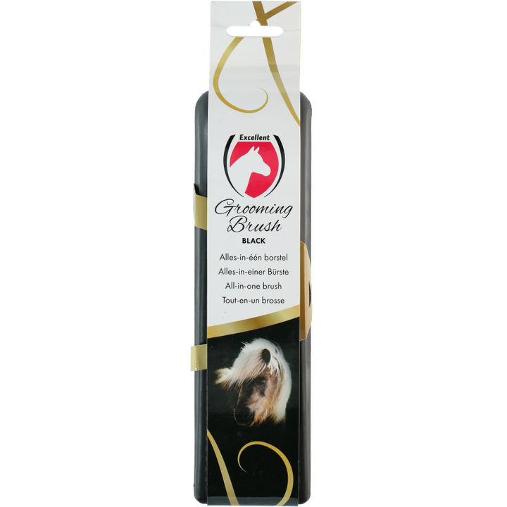 
  Excellent Horse Grooming Brush L Zwart - artikelnummer BORS0004F
