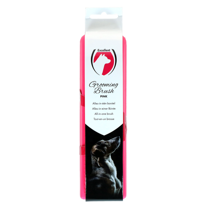 
  Excellent Pets Grooming Brush Medium Roze - artikelnummer BORS0004L
