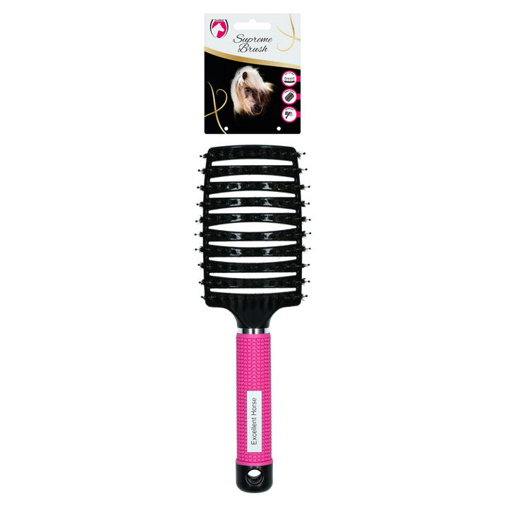 
  Excellent Horse Supreme Brush Roze - artikelnummer BORS0005E
