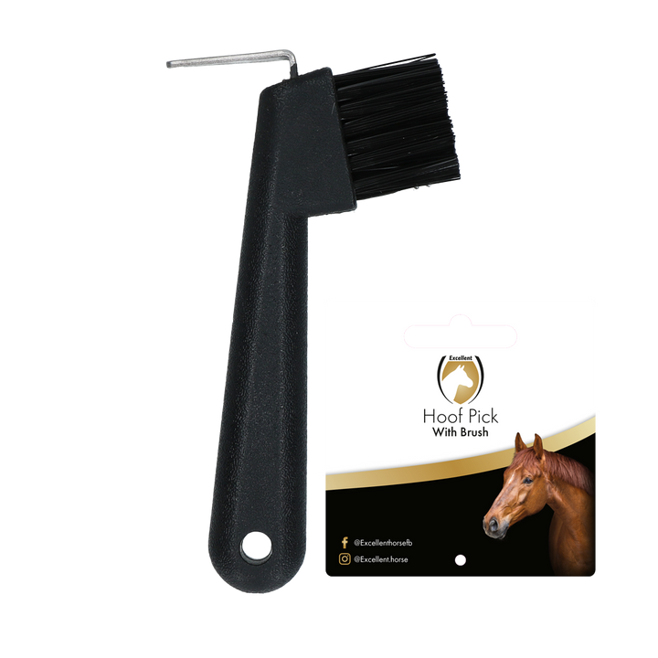 
  Excellent Horse Hoof Pick With Brush - artikelnummer BORS0005M
