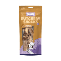 Braaaf Butchery Snacks Konijnenoren met haar 80 g