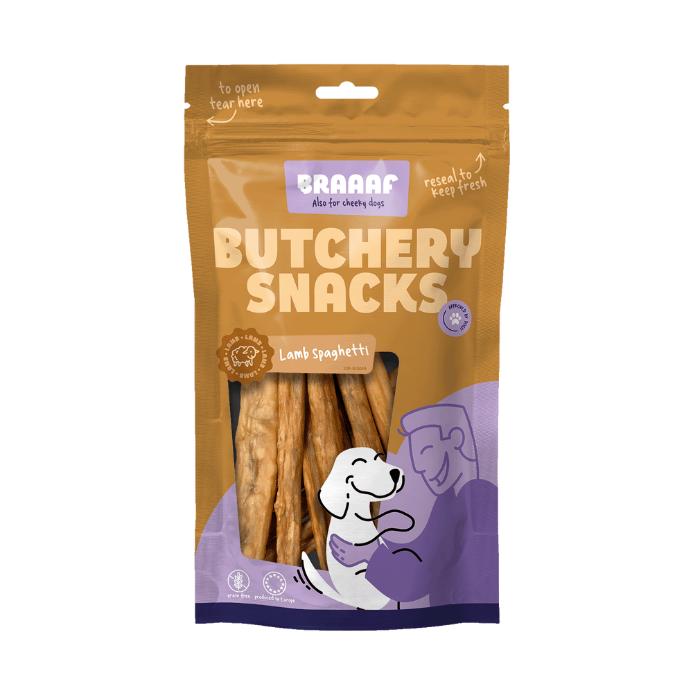 Braaaf Butchery Snacks Lamsspaghetti 85 g