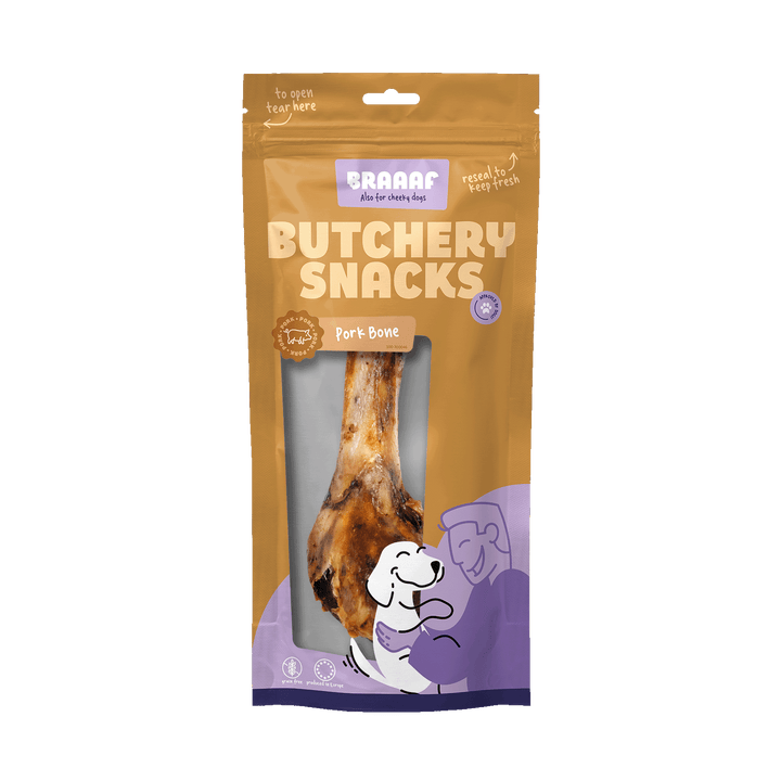 
  Braaaf Butchery Snacks Varkensbot 1 stuk - artikelnummer BRAA300046
