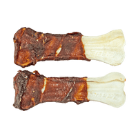 Braaaf Rawhide Pressed Bone Eend - 12,5 cm