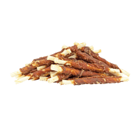 Braaaf Rawhide Roll Sticks Eend - 30 st.