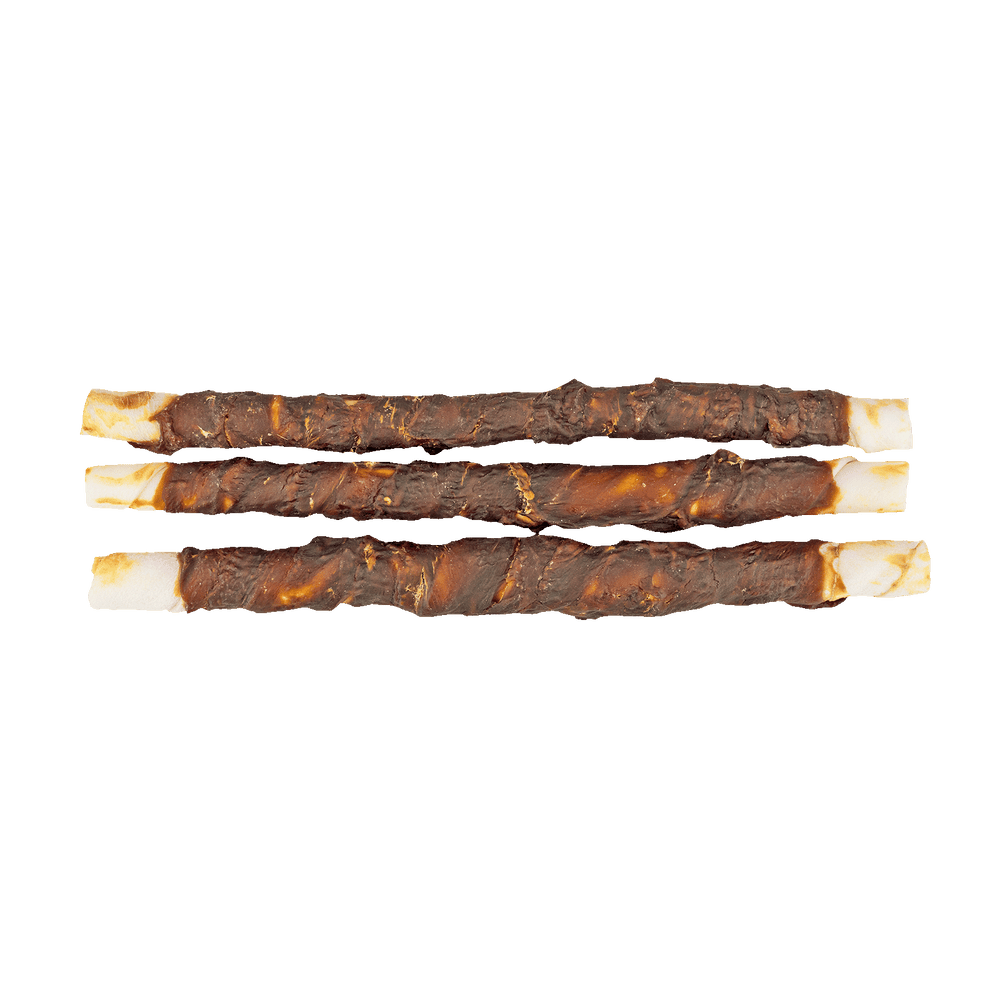 Braaaf Rawhide Twister Eend (3 st.) - 25 cm
