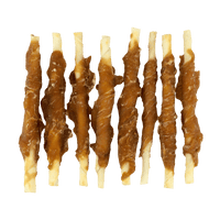 Braaaf Rawhide Roll Sticks Kip - 8 st.