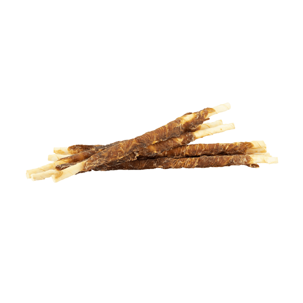 Braaaf Rawhide Twister Kip (8 st.) - 25 cm