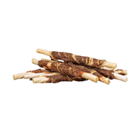 Braaaf Rawhide Roll Sticks Rund & Vis - 8 st.