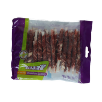 Braaaf Rawhide Roll Sticks Rund & Vis - 25 st.