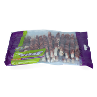 Braaaf Rawhide Roll Sticks Rund & Vis - 25 st.