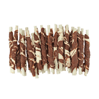 Braaaf Rawhide Roll Sticks Lam & Vis - 25 st.