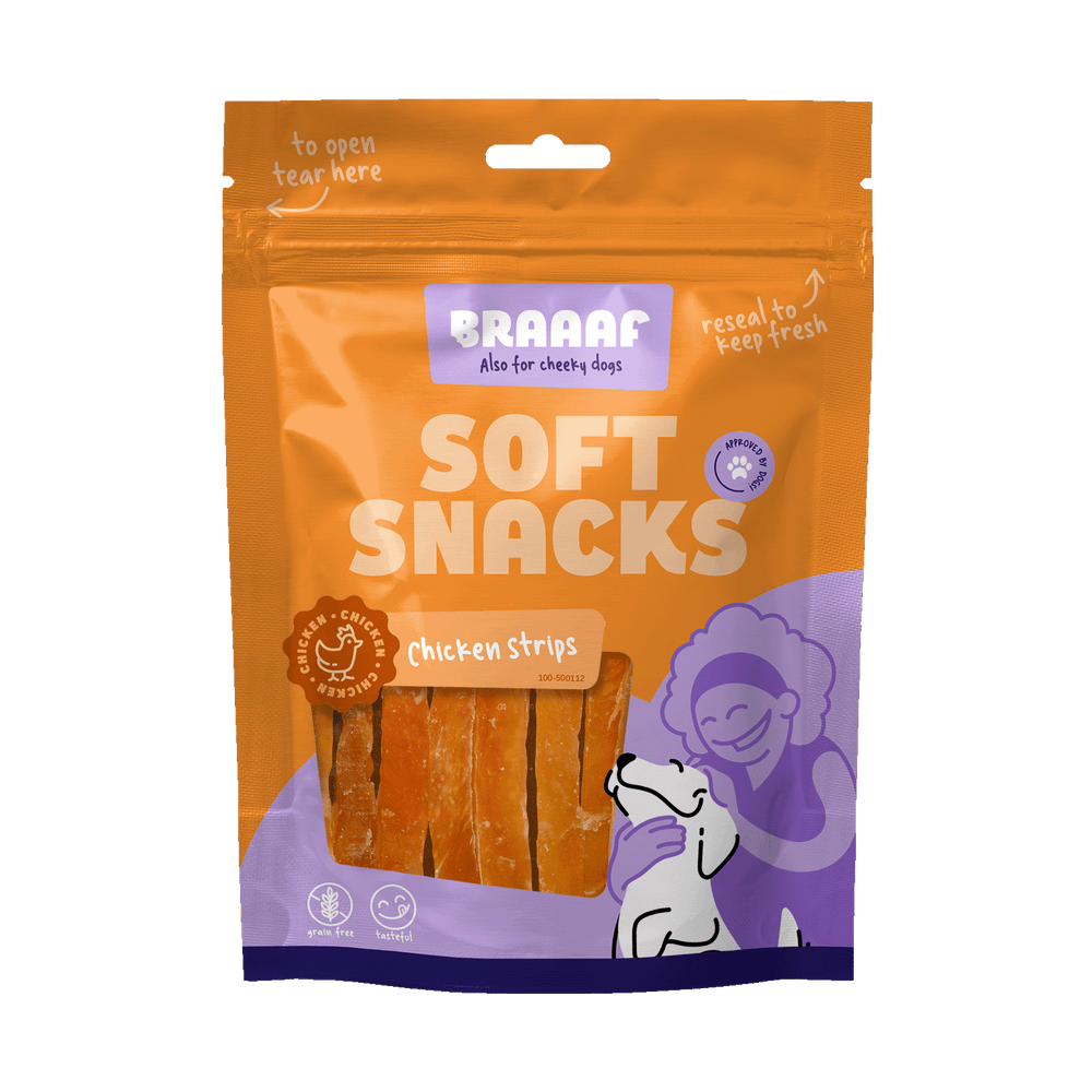 Braaaf Soft Snack Kipreepjes
