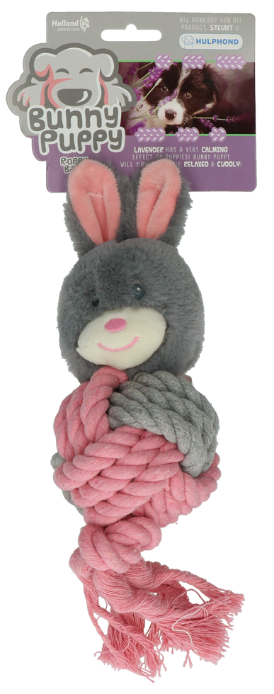 
  Bunny Puppy Ropey Ball - artikelnummer BUNN003
