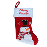 Kerstsokken Christmas Stocking Wooly Snowman
