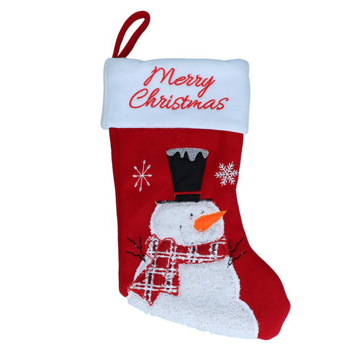 
  Kerstsokken Christmas Stocking Wooly Snowman - artikelnummer CHRI0001
