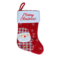 Kerstsokken Christmas Stocking Wooly Santa