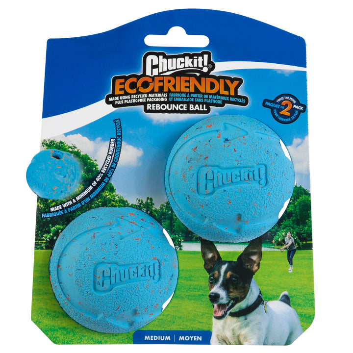 
  Chuckit! Rebounce Fetch Ball M (2-pack) - artikelnummer CHUC0520320
