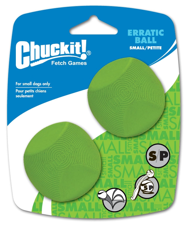 
  Chuckit! Erratic Ball S (2 pack) - artikelnummer CHUC20110
