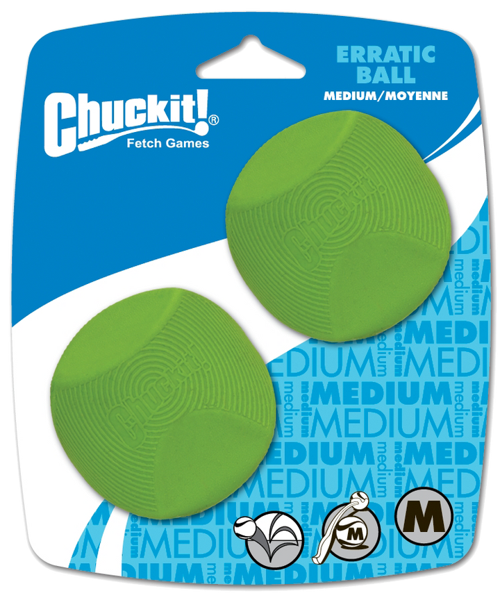 
  Chuckit! Erratic Ball M (2 pack) - artikelnummer CHUC20120
