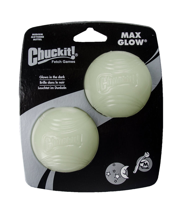 
  Chuckit! Max Glow M (2-pack) - artikelnummer CHUC33067
