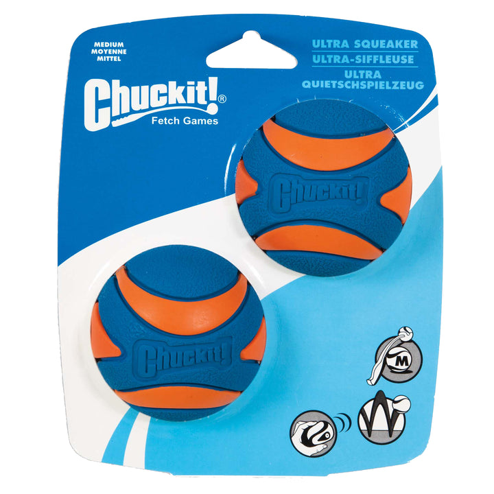 
  Chuckit! Ultra Squeaker Ball M (2-pack) - artikelnummer CHUC33068
