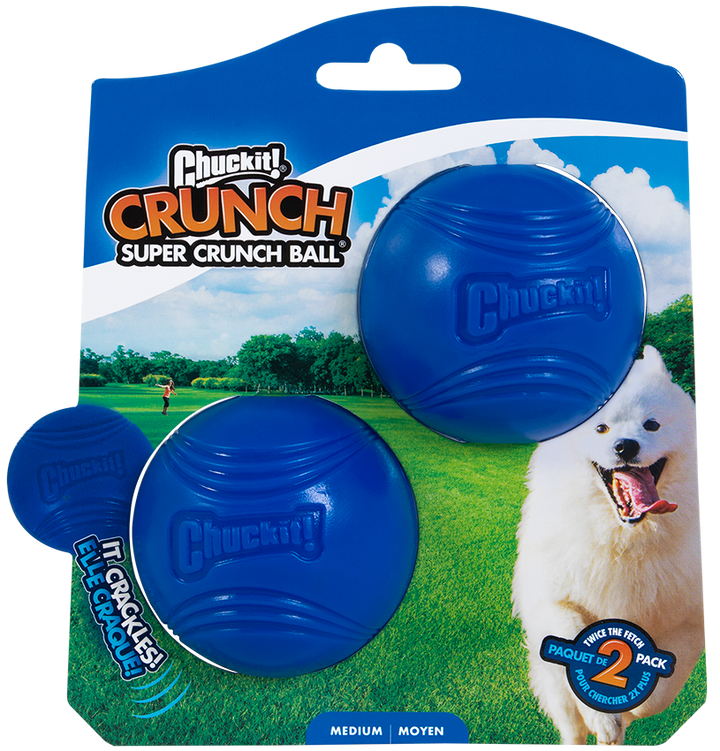 
  Chuckit! Super Crunch Ball M (2-pack) - artikelnummer CHUC50788
