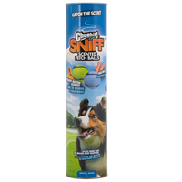 Chuckit! Sniff Fetch Ball Bacon & Peanut Butter M 4-pack