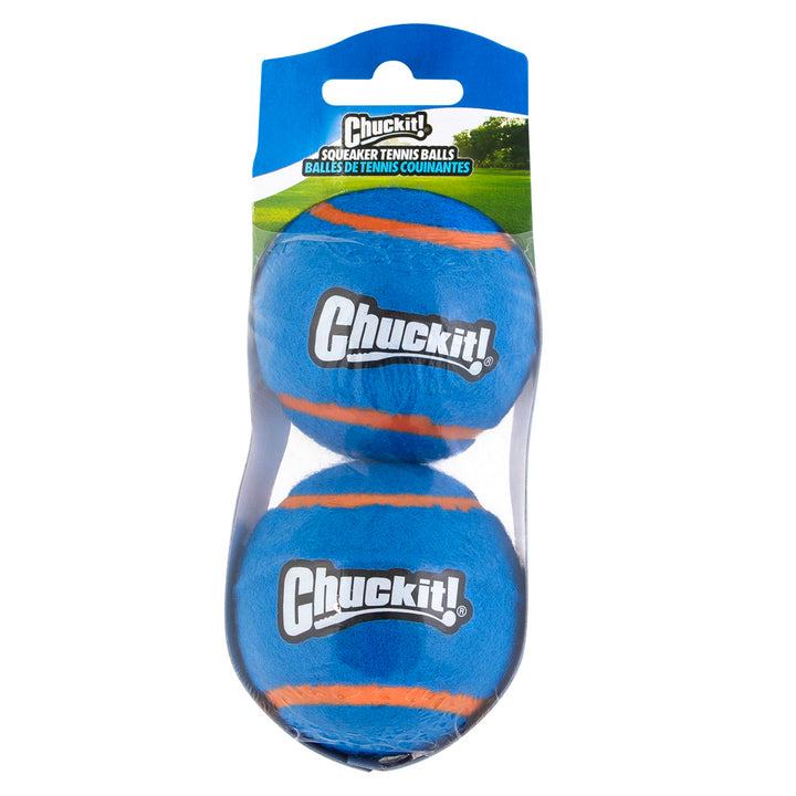 
  Chuckit! Squeaker Tennis Balls M (2-pack) - artikelnummer CHUC61037
