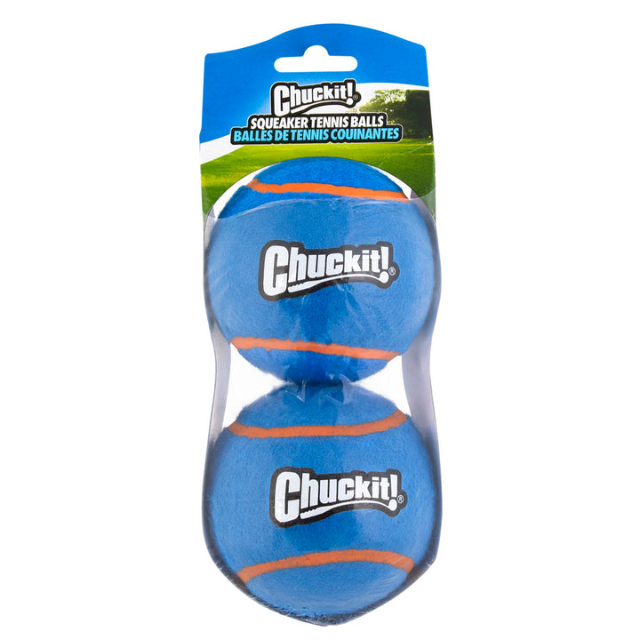 
  Chuckit! Squeaker Tennis Balls XL (2-pack) - artikelnummer CHUC61039
