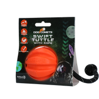 Dog Comets Swift Tuttle Met Touw Oranje