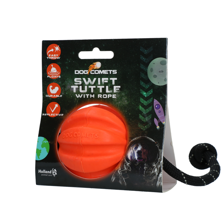 
  Dog Comets Swift Tuttle Met Touw Oranje - artikelnummer COME002A
