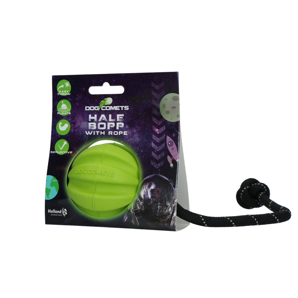 Dog Comets Hale Bopp Met Touw Groen