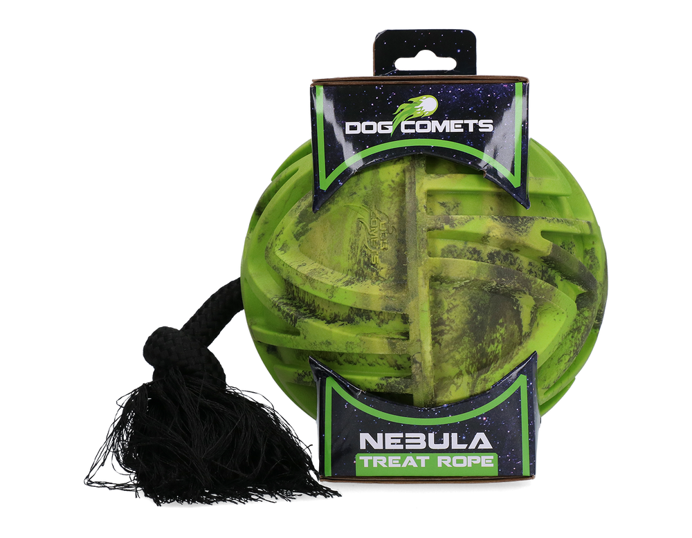 Dog Comets Nebula Treat Rope Groen