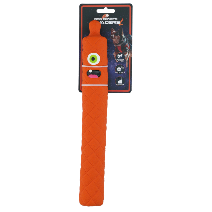 
  Dog Comets Latex Invaders Oranje L - artikelnummer COME0181CL

