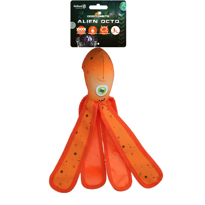 
  Dog Comets Alien Octo L Oranje - artikelnummer COME018P
