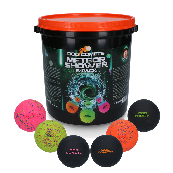 
  Dog Comets Meteor Shower (Emmer met 6 M Stardust ballen) - artikelnummer COME019
