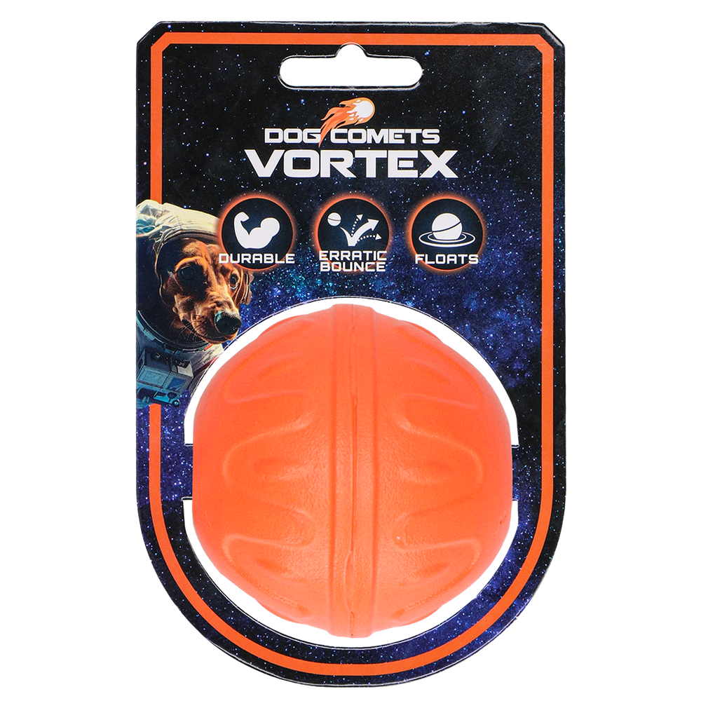 Dog Comets Vortex bal Oranje