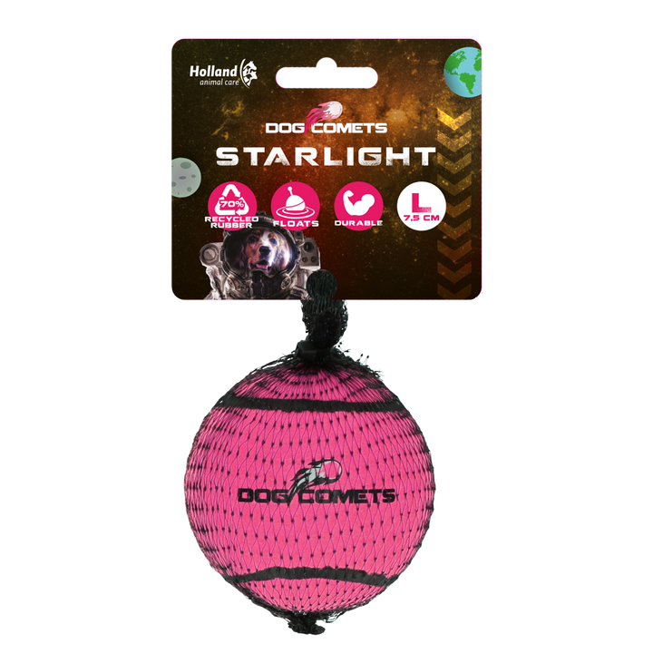 
  Dog Comets Tennisbal Starlight L Roze - artikelnummer COME083AL
