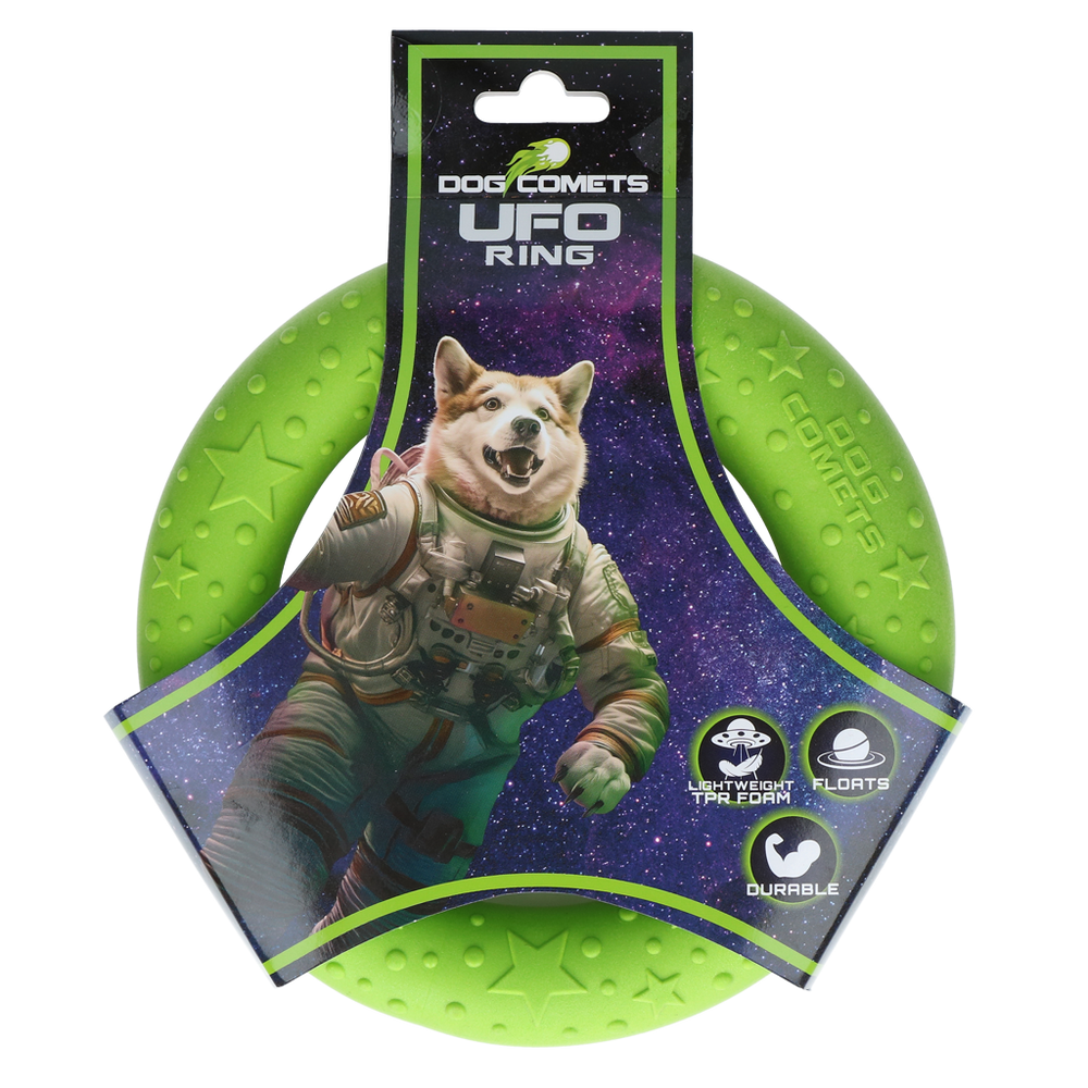 Dog Comets UFO Ring Groen M