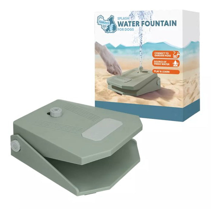 
  Coolpets Splash Water Fountain Olijfgroen - artikelnummer COOL010G
